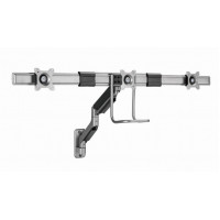 Suport perete pentru 3 monitoare 17-27” Gembird MA-WA3-01, gri spațiu Suport perete pentru 3 monitoare 17-27” Gembird MA-WA3-01, gri spațiu